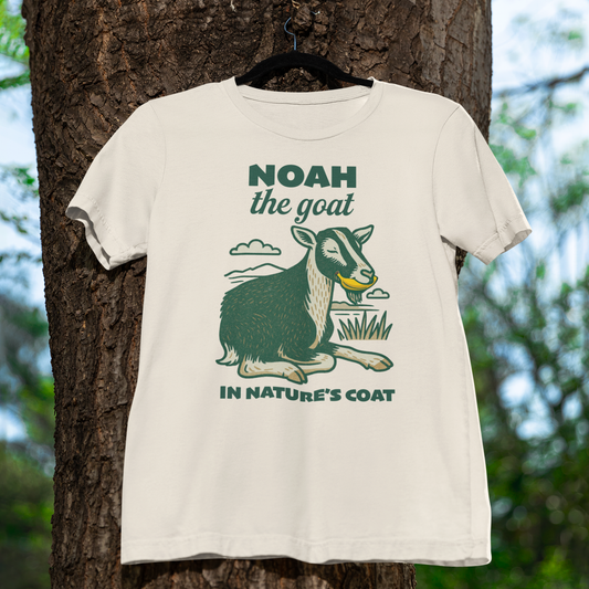 NOAH THE GOAT IN NATURE’S COAT UNISEX OVERSIZED BOXY TEE